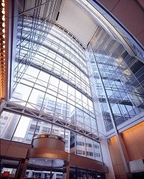 Atrium of Farragut Center in Washington, DC